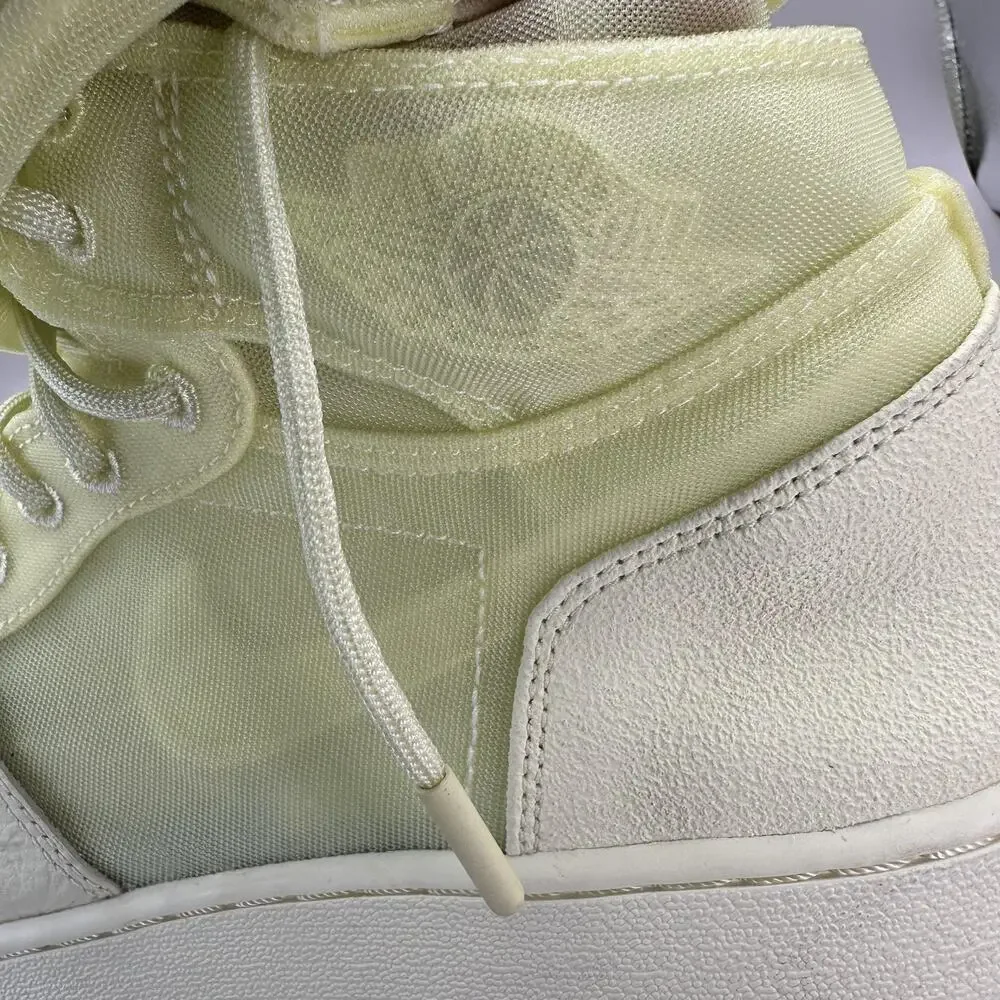 Nike Air Jordan 1 Explorer XX Shoes Womens Size 10.5 High Top Yellow AO1529-300